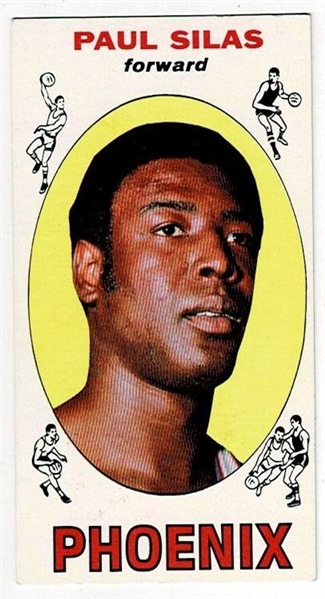 1969 Topps Basketball #61 Paul Silas - Phoenix Suns RC